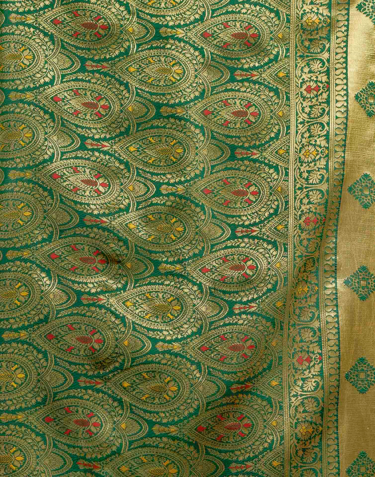 Red Silk Woven Patola Saree