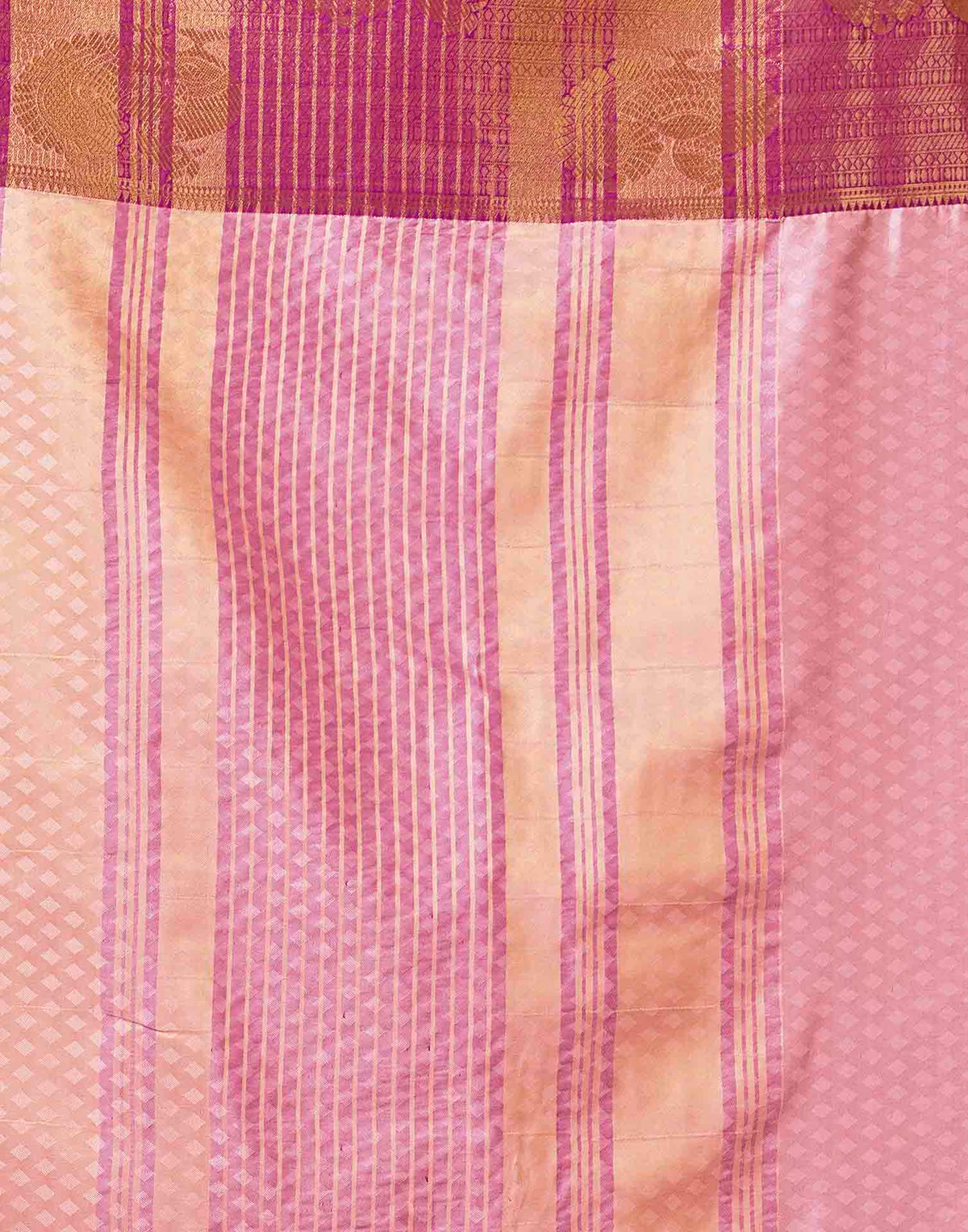 Light Purple Silk Woven Kanjivaram Saree