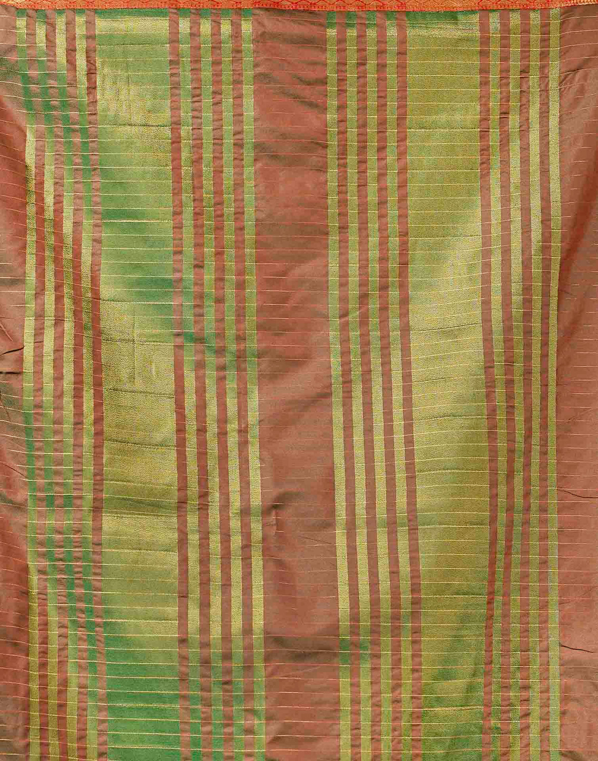 Dark Green Silk Woven Kanjivaram Saree