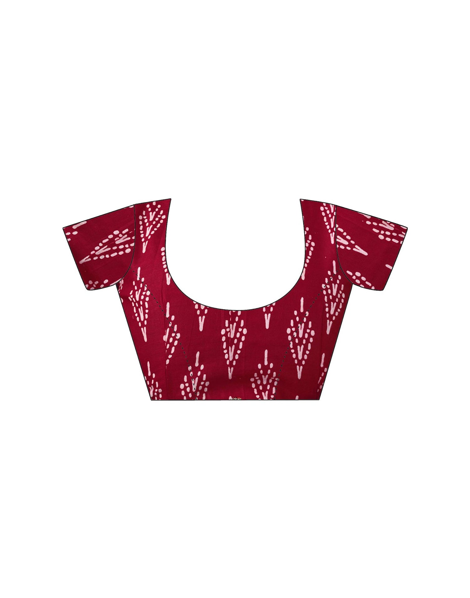 Ready To Wear Navy Blue Cotton Printed Saree