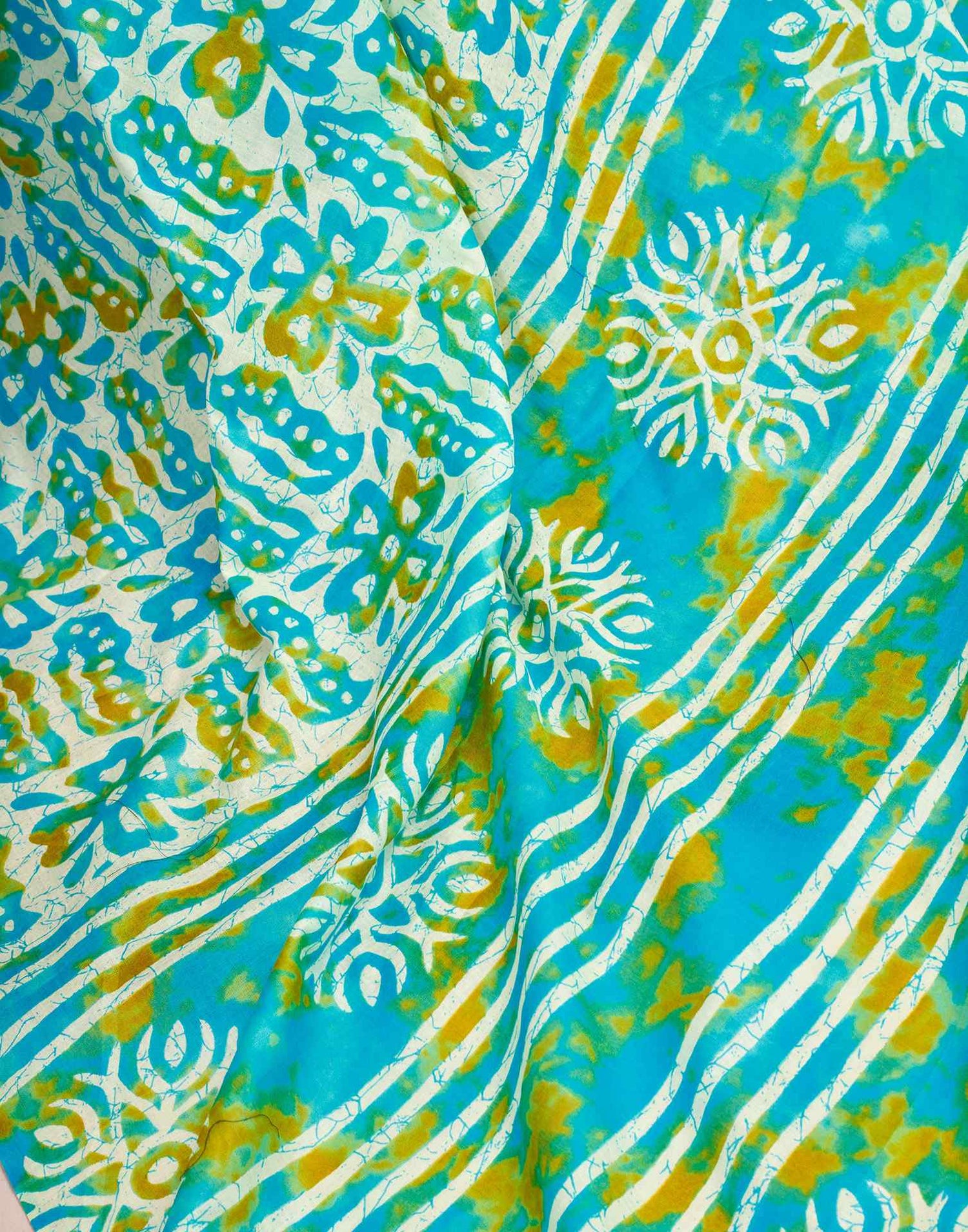 Ready To Wear Multicoloured Cotton Printed Saree With Pocket