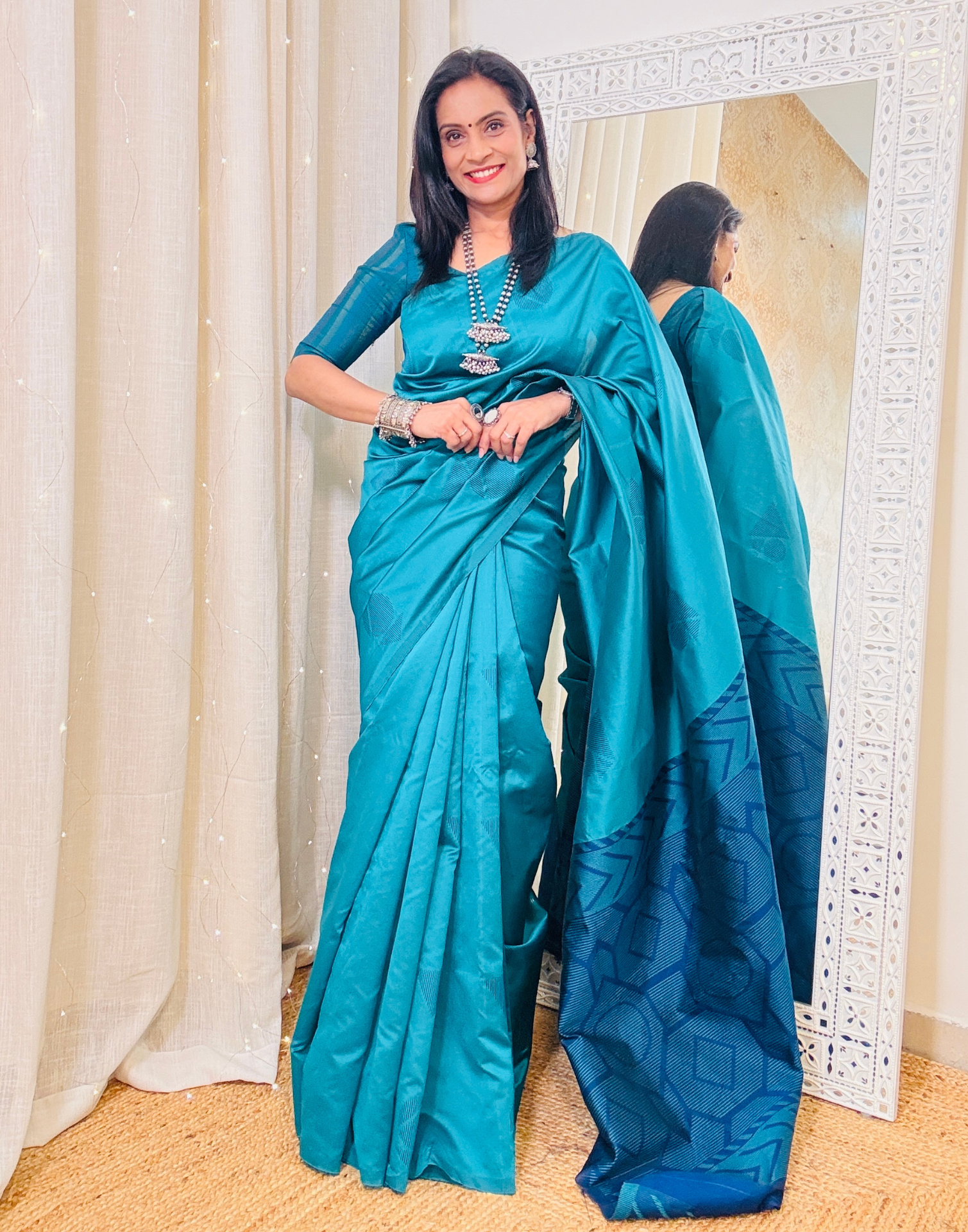Green Silk Woven Saree