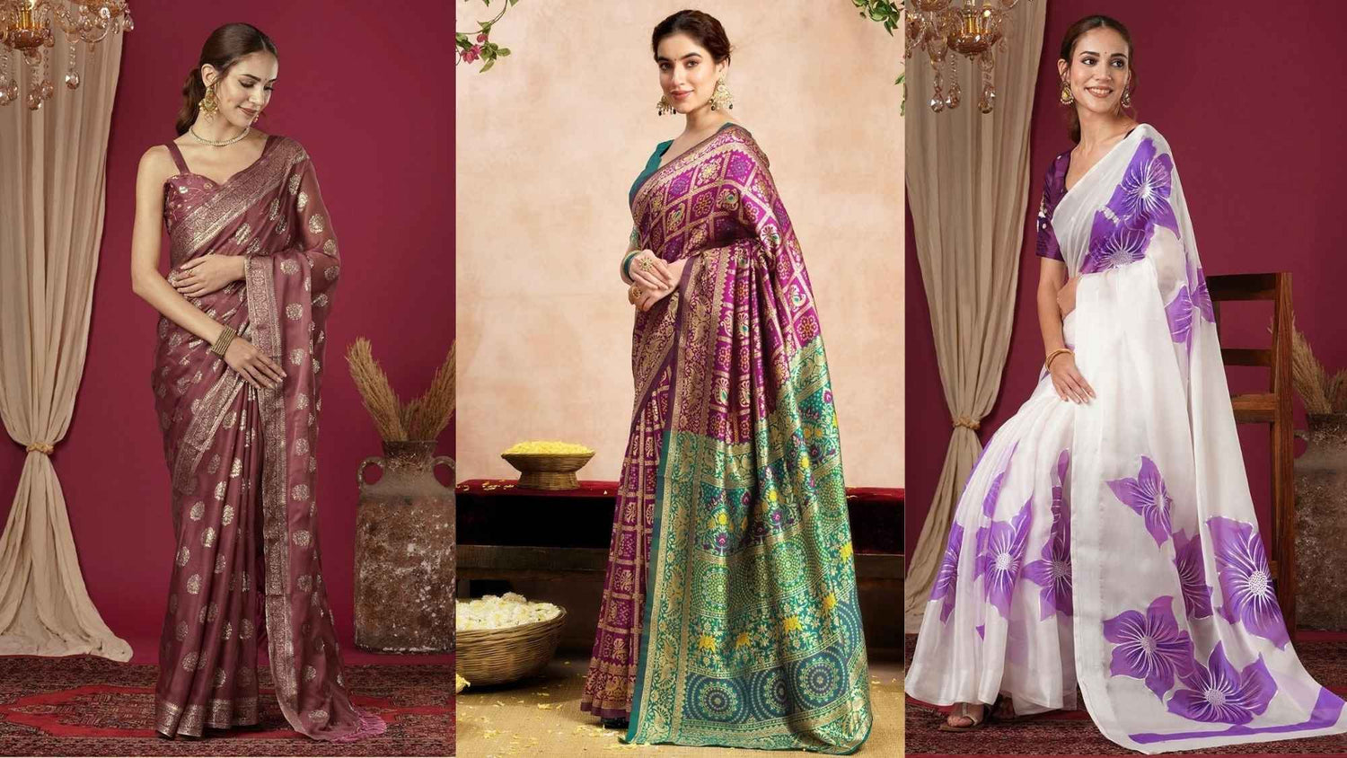 Top 10 Sarees from our Birthday Sale!