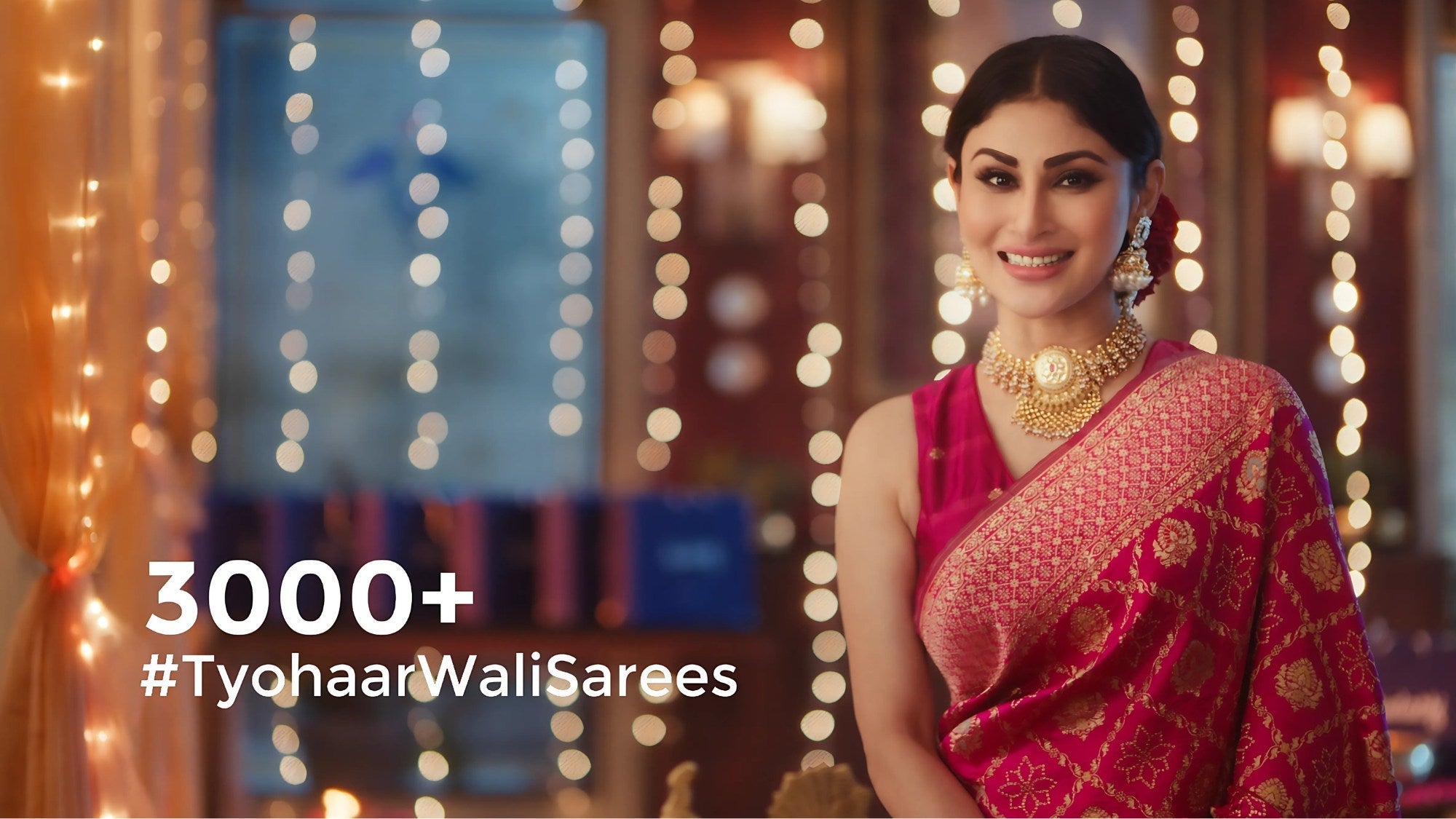 Mouni Roy's Favourites for Festive Season #TyohaarWaliSarees