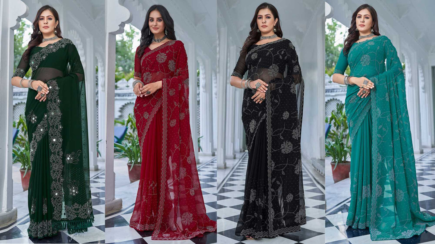 How to Style a Sequence Sarees for the Perfect Party Look?