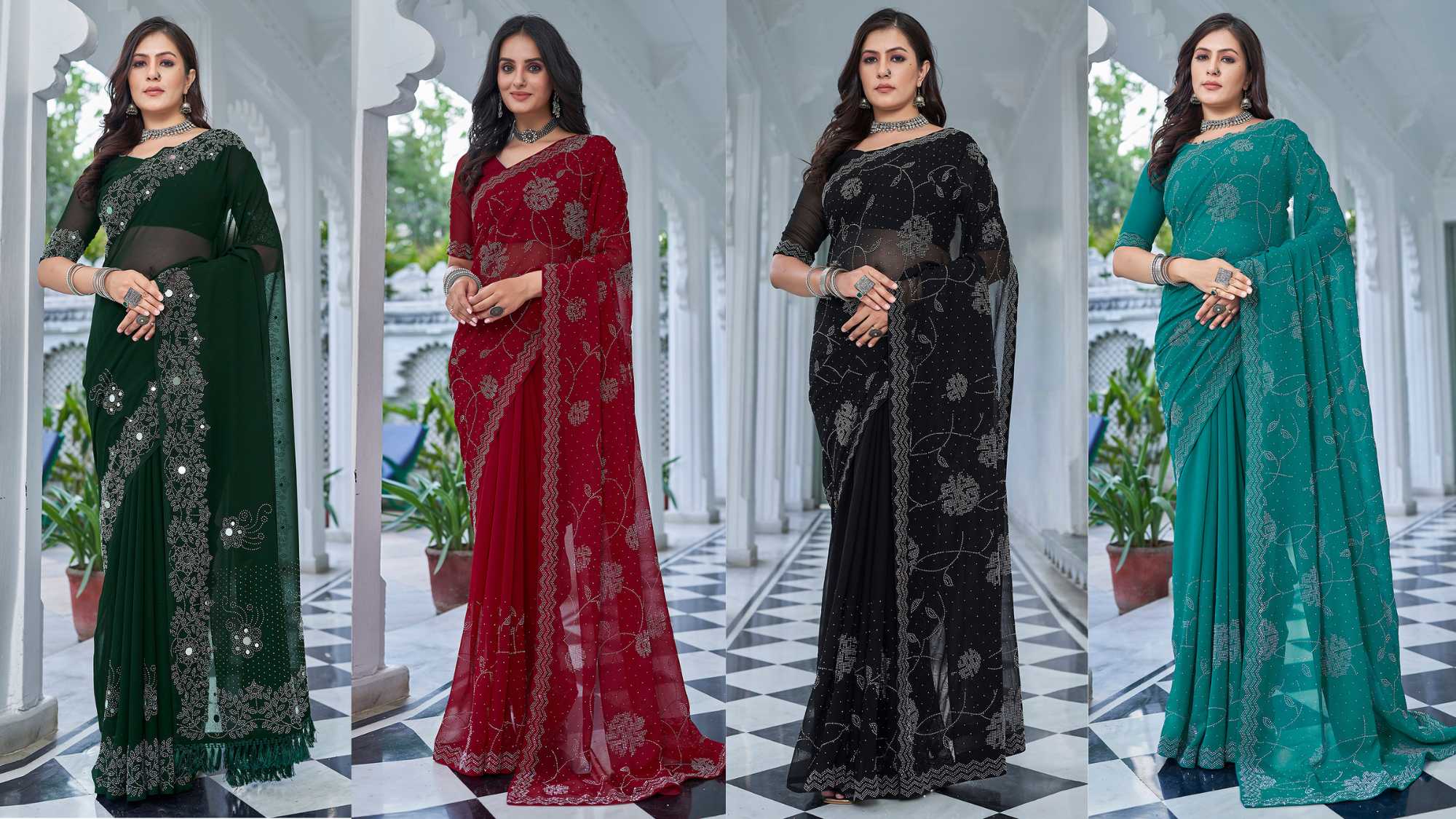 How to Style a Sequence Sarees for the Perfect Party Look?