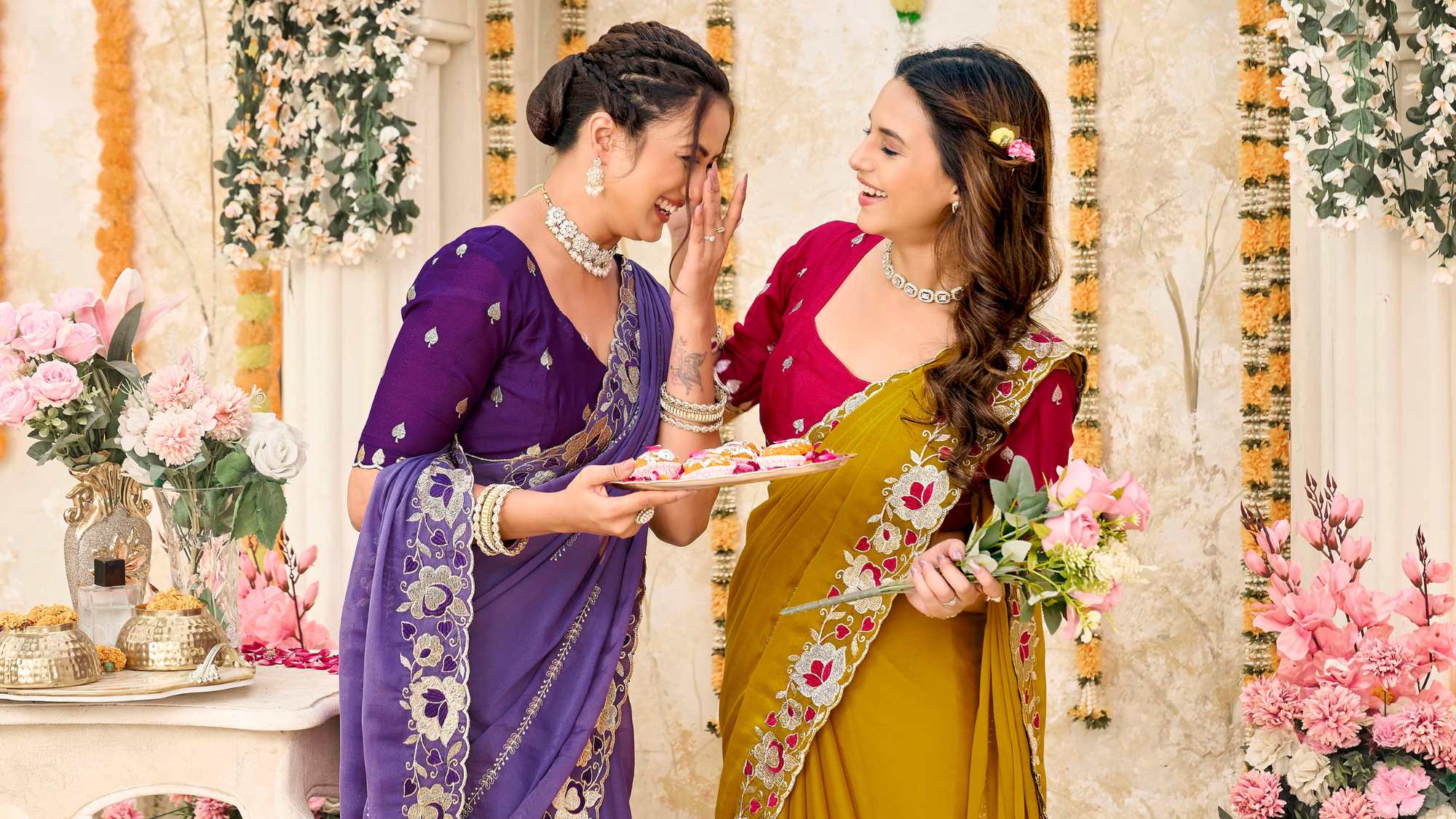 Best Bridesmaid Saree Looks for Indian Weddings