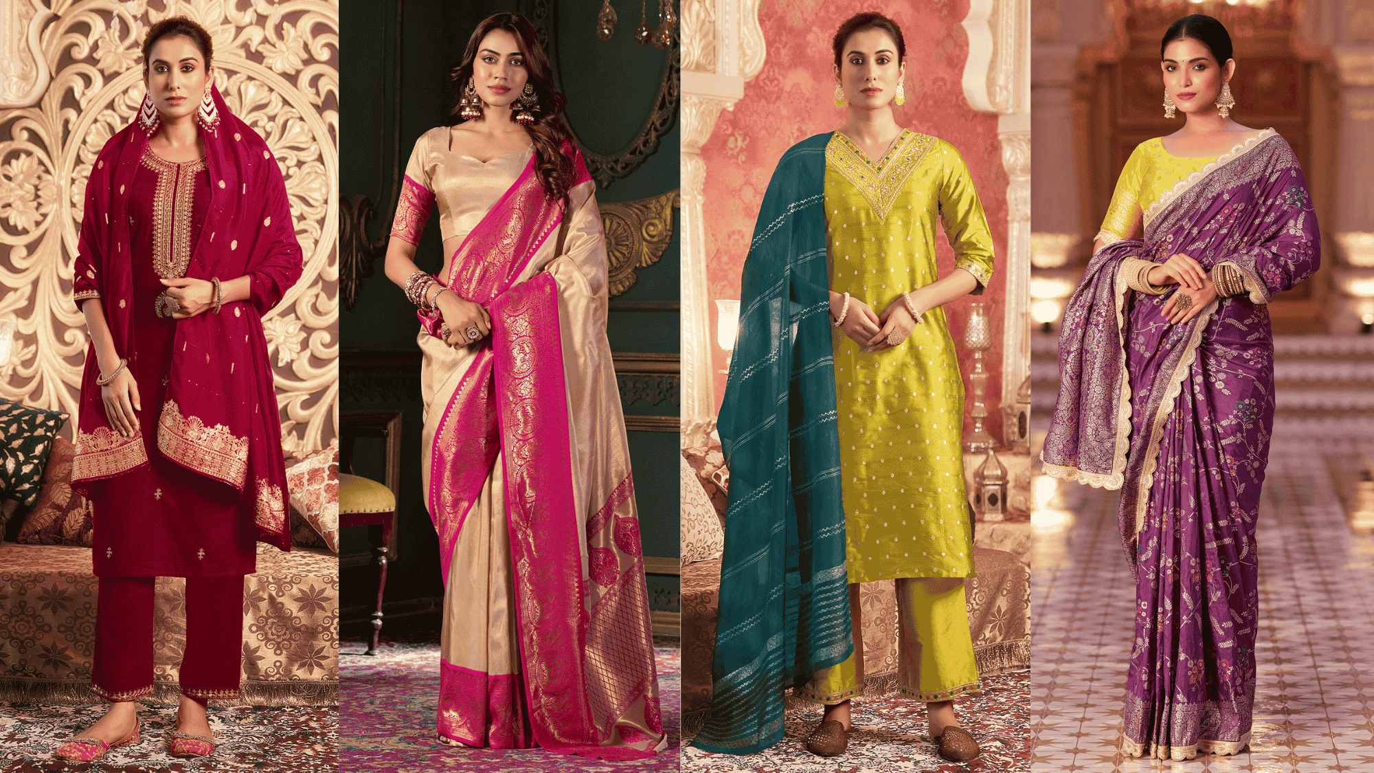 Festive Fashion Trends 2024: Must-Have Sarees and Kurta Sets