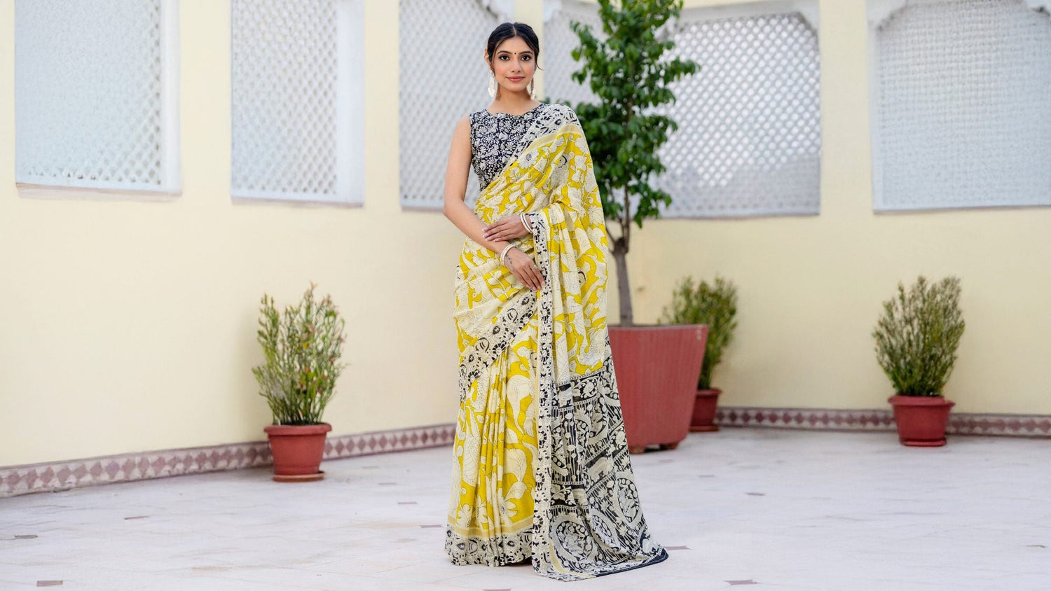 The Art of Practicing Yoga While Wearing a Saree