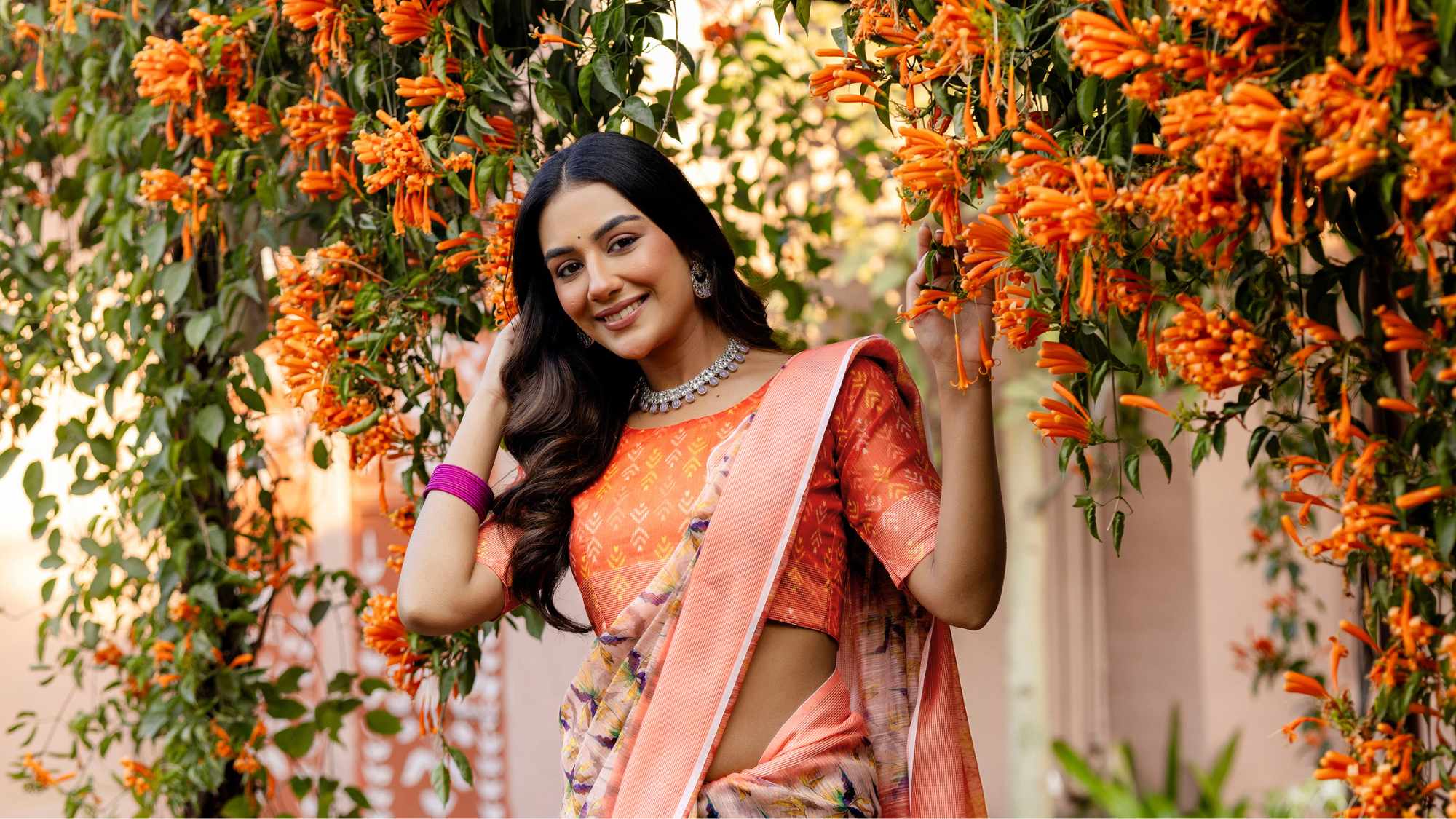 Organza, Chanderi or Cotton? The Best Summer Wedding Saree Fabrics Explained