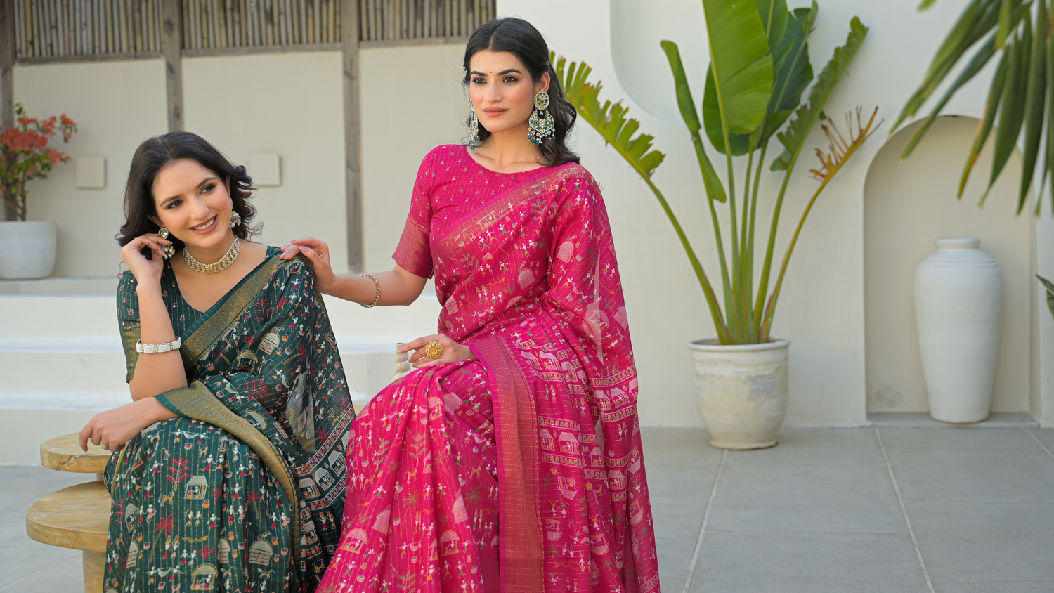 The Art of Looking Grand in Lightweight Sarees at Summer Weddings