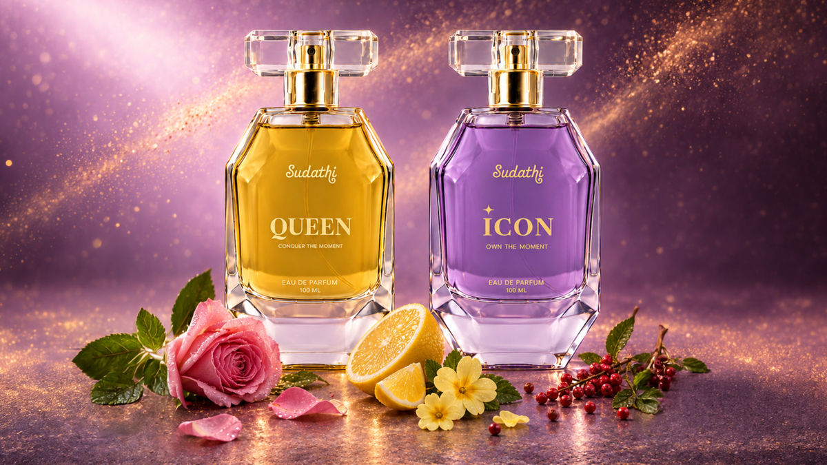 Meet Queen & Icon: Sudathi's New Signature Perfumes for Women