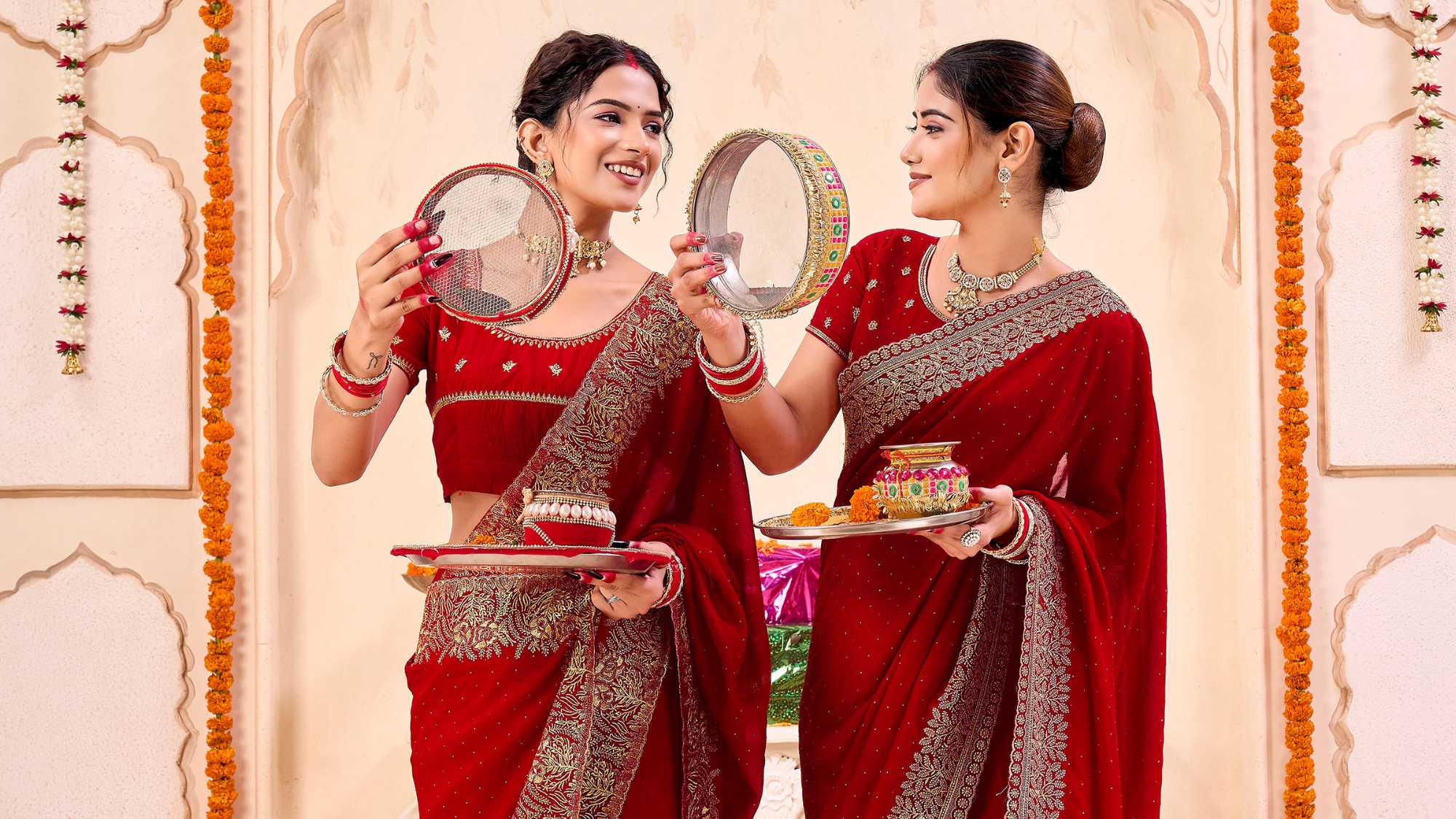 Top 10 Best Sarees for Karwa Chauth