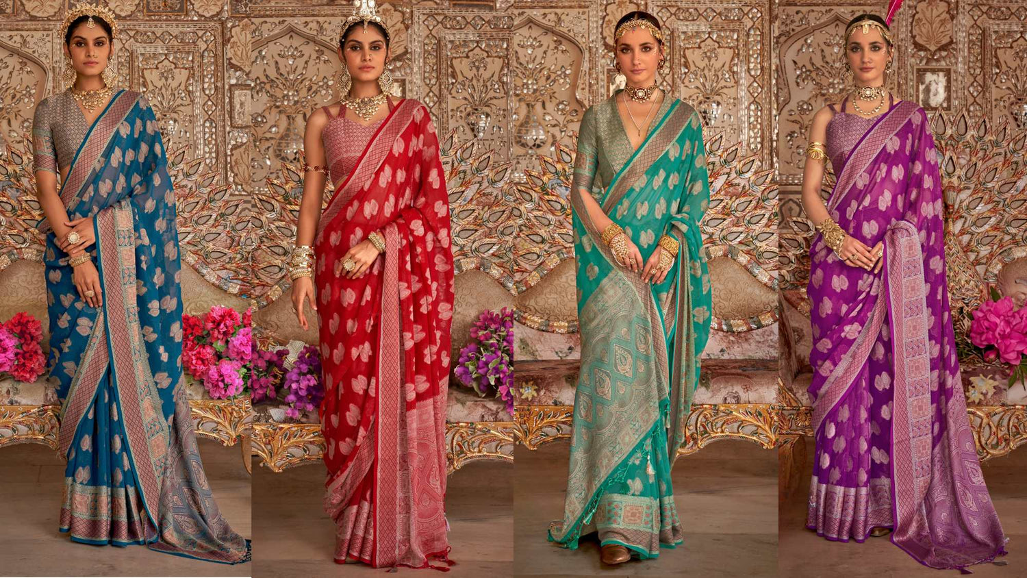 Latest trends in winter sarees for weddings