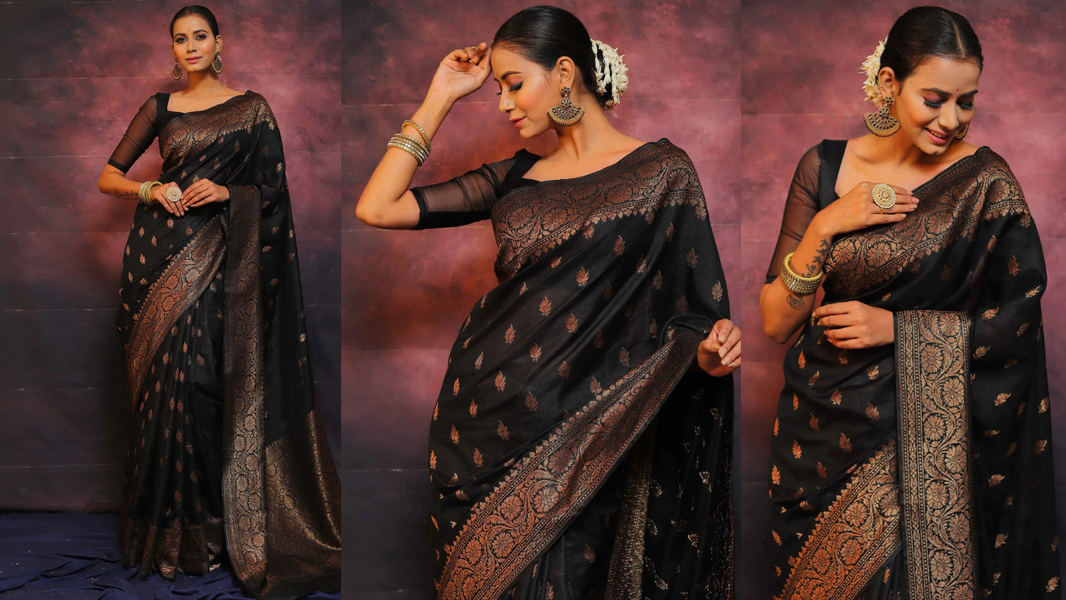 Why Black Saree is Perfect for Makar Sankranti?