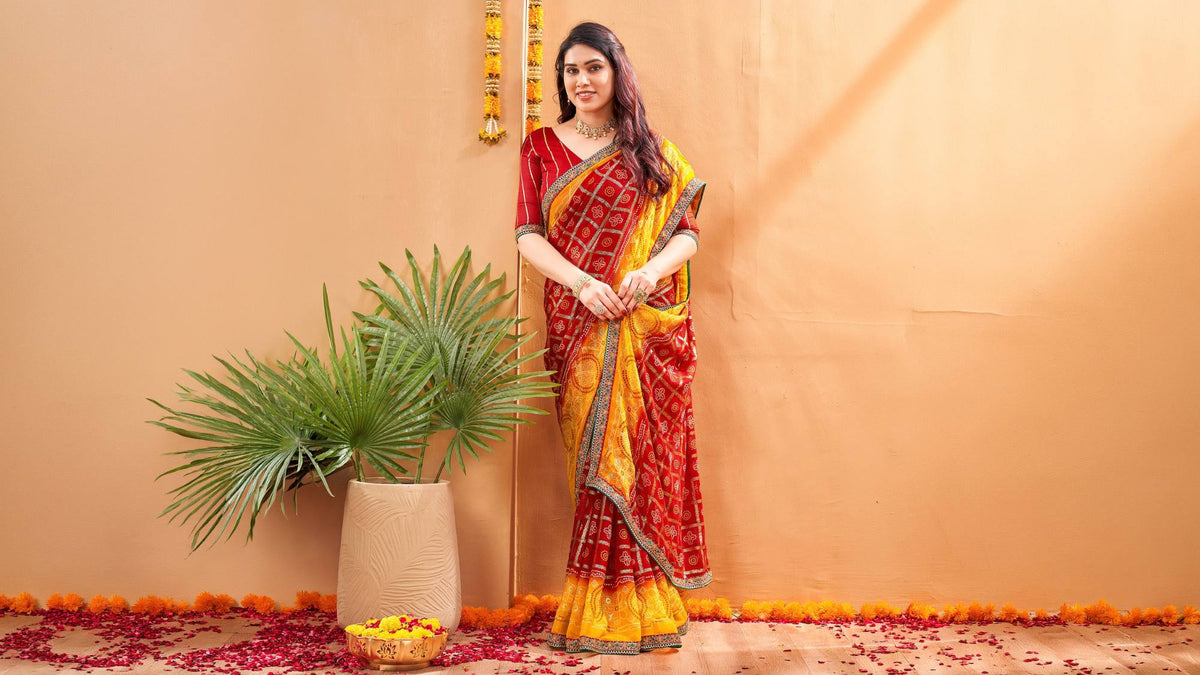 Why Do Women Wear Yellow and Red Sarees for Chhath Puja?