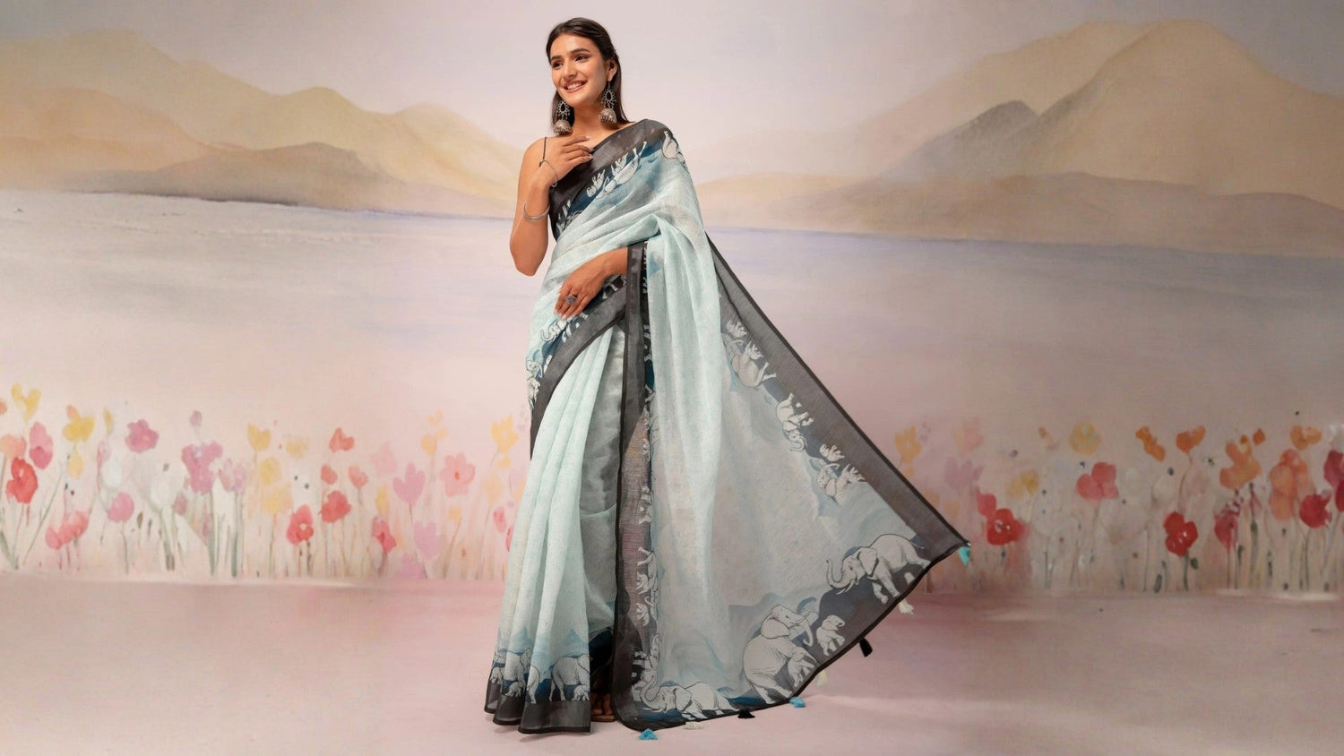 Saree Colors That Work Best in the Rainy Season