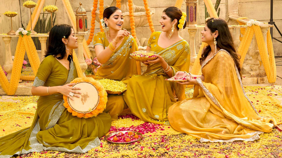 From Haldi to Reception: Ready to Wear Sarees for Every Wedding Event
