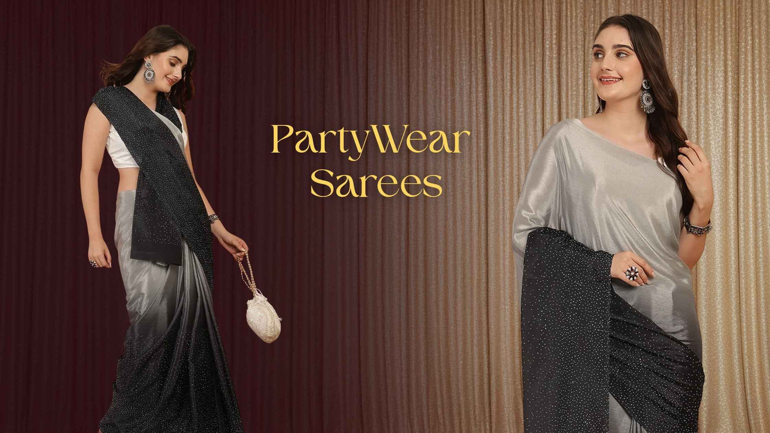 Affordable Party Wear Sarees Online for New Year Eve