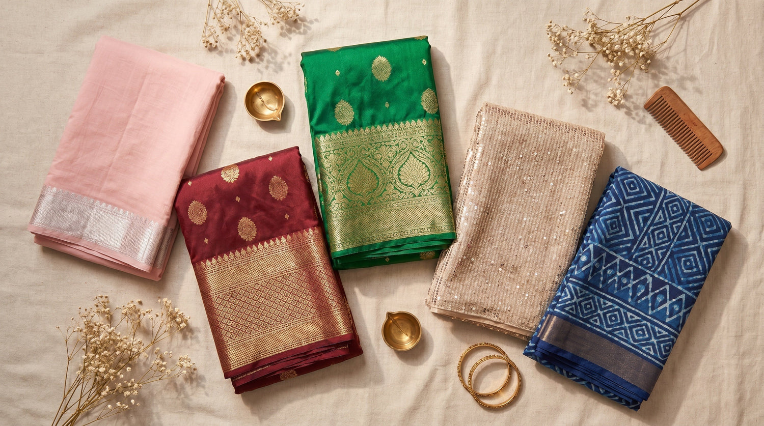 How to Build a 5-Saree Wardrobe for Every Occasion