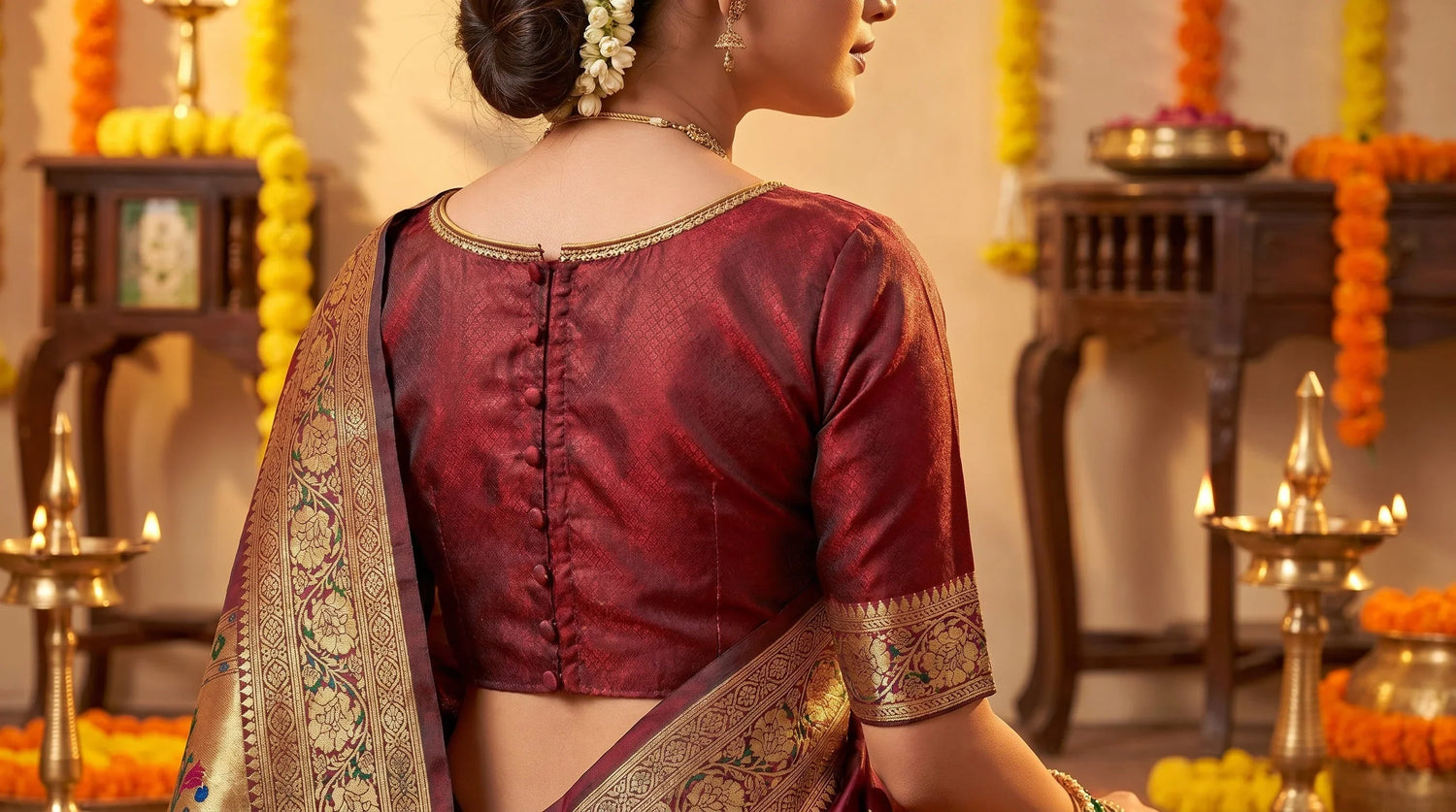 Best Paithani Saree Blouse Designs for Every Occasion