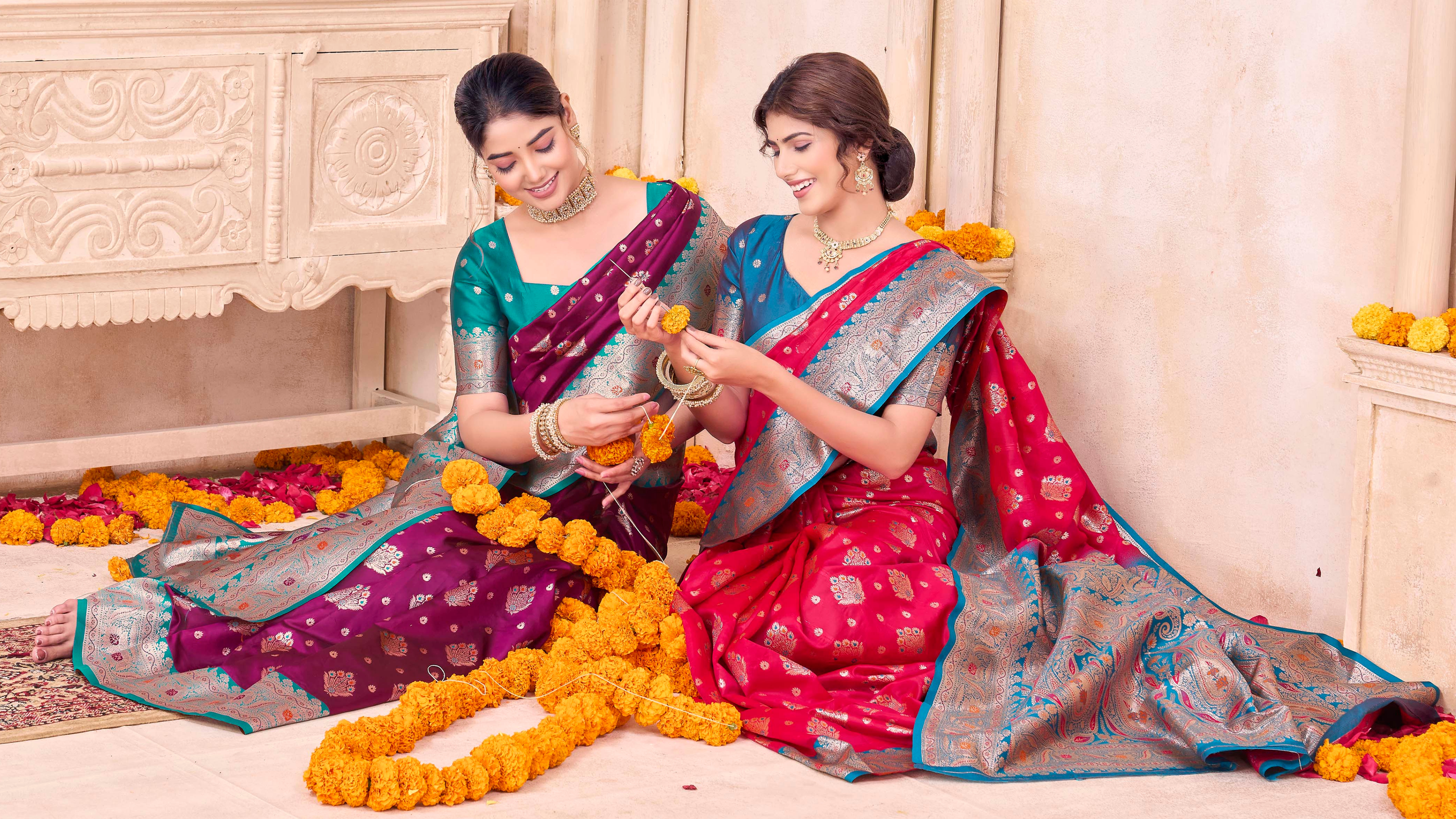 Top Blouse Styles to Pair with Sarees for Indian Weddings ft. Sudathi