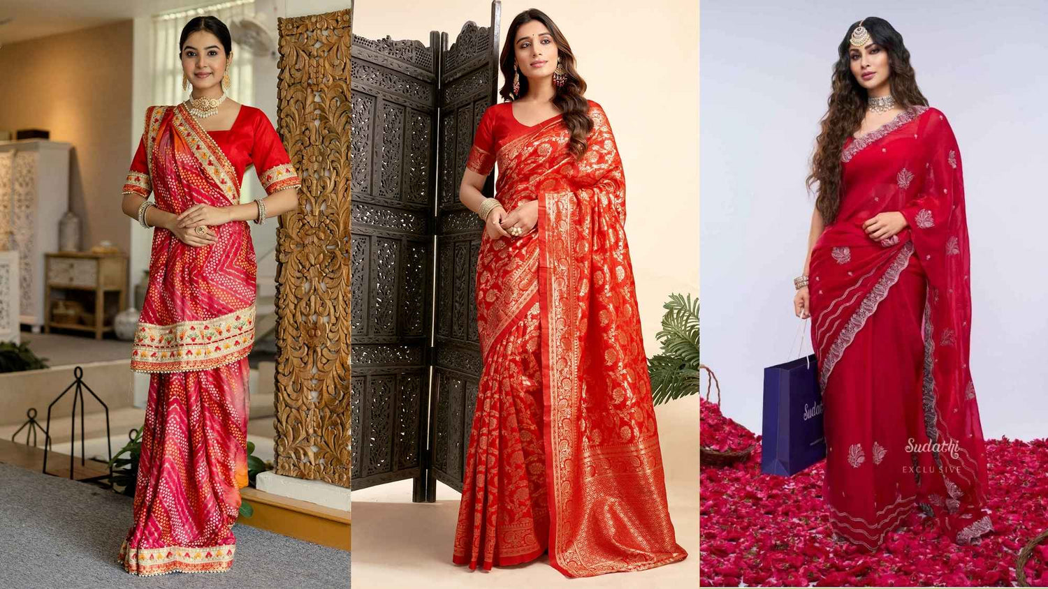 Why Red Sarees Are Considered Auspicious for Karwa Chauth