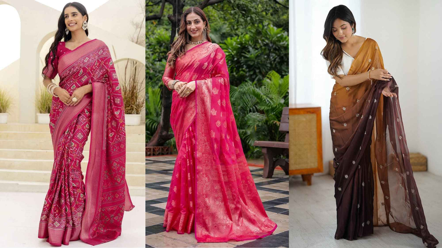 The Significance of Gold and Zari Sarees During Dhanteras