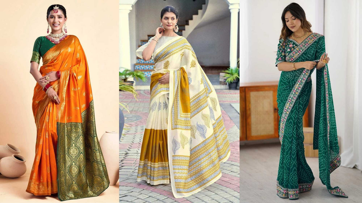 Tricolour Saree Styling Ideas for Independence Day Celebrations