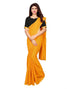 Yellow Coloured Cotton Silk Plain Saree | Sudathi