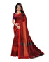 Maroon Coloured Poly Silk Woven Saree | Sudathi
