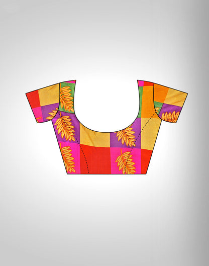 Beige Coloured Poly Silk Printed Casual saree | Sudathi