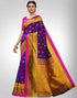 Purple Coloured Art Silk Printed Casual saree | Sudathi