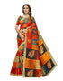 Red Coloured Art Silk Printed Casual saree | Sudathi