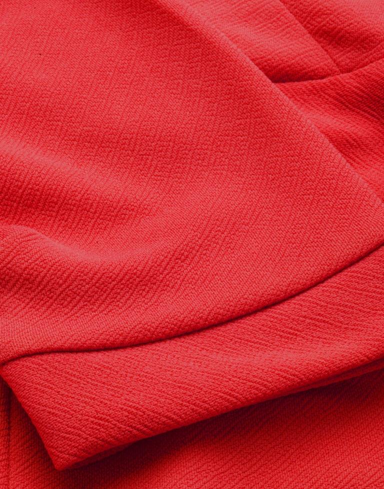 Valiant  Red Coloured Knitted Lycra Dress | Sudathi