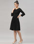 Amazing Black Knitted Dress | Sudathi