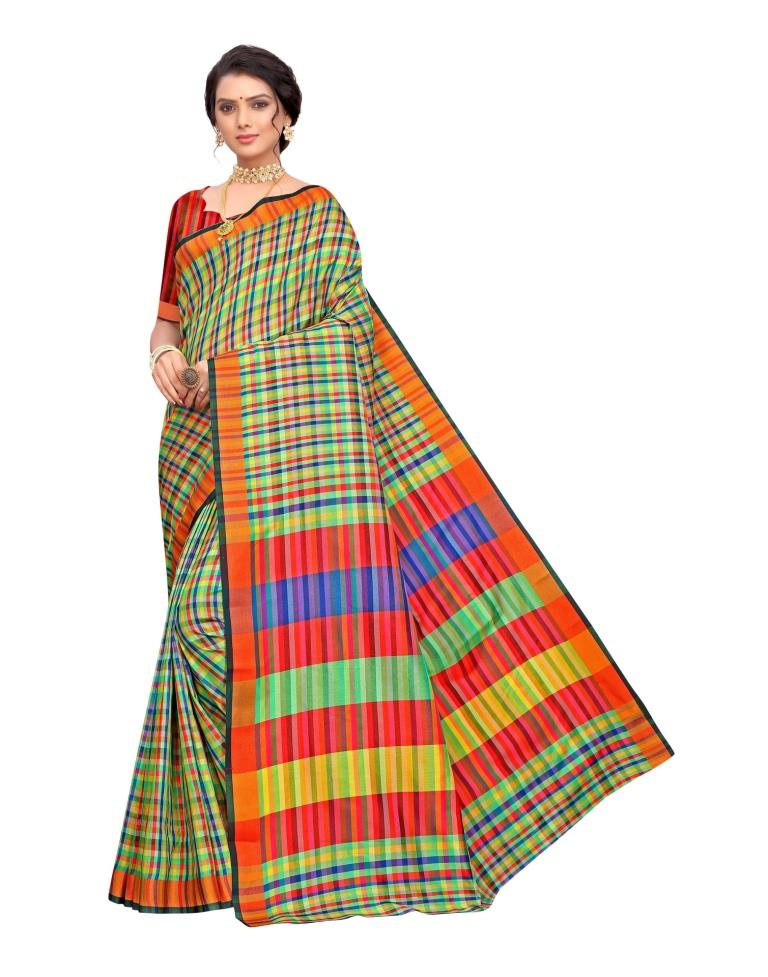 Multicolour Silk Saree | Sudathi