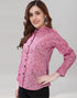Pink Colored Cotton Printed Top | Sudathi