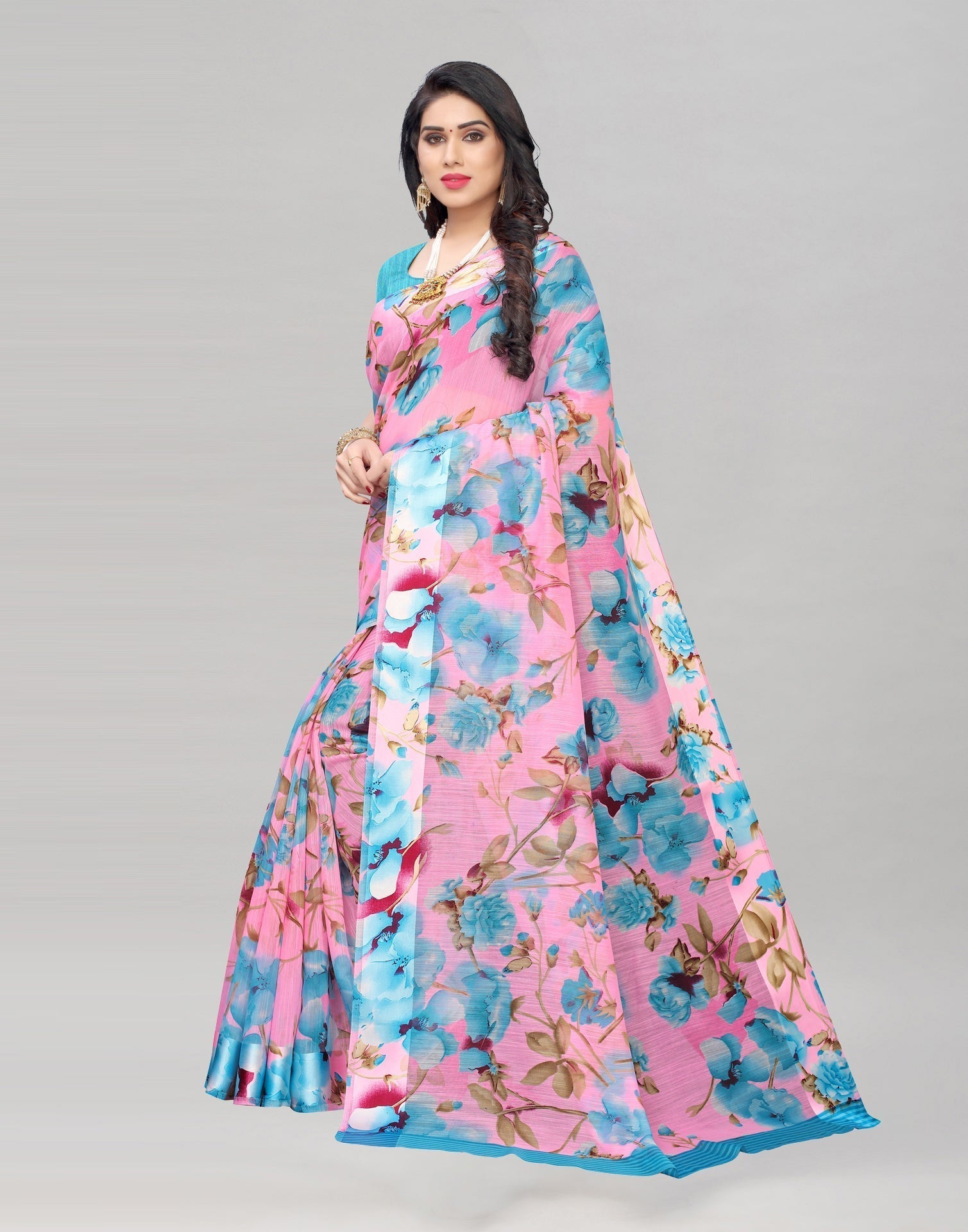 Pink Cotton Saree | Sudathi