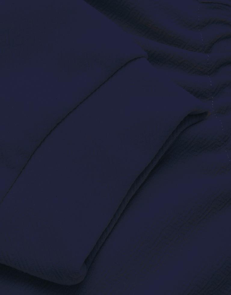 Versatile Blue Coloured Knitted Lycra Tops | Sudathi