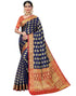 Navy Blue Coloured Poly Silk Jacquard Partywear saree | Sudathi