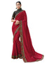 Vibrant Red Silk Saree | Sudathi