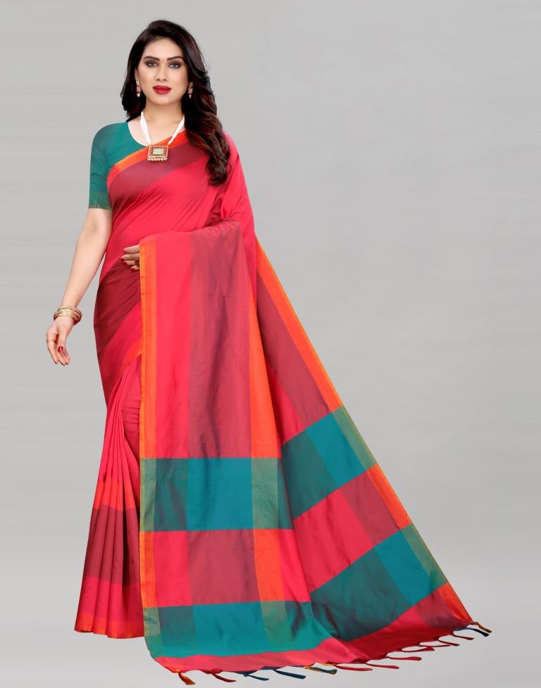 Red Hand Woven Silk Saree | Sudathi