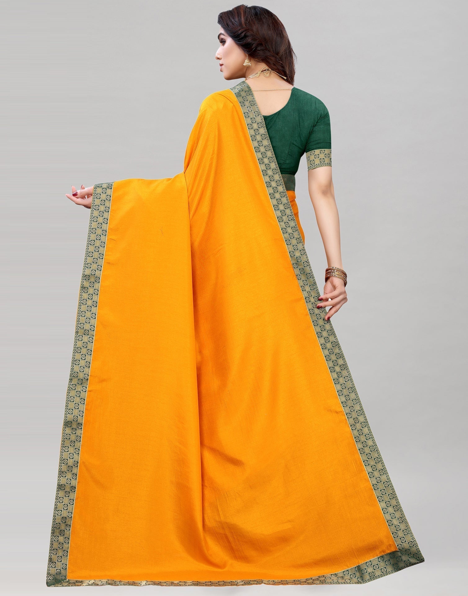 Turmeric Yellow Silk Saree | Sudathi