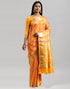 Mustard Yellow Coloured Poly Silk Banarasi Jacquard Partywear saree | Sudathi