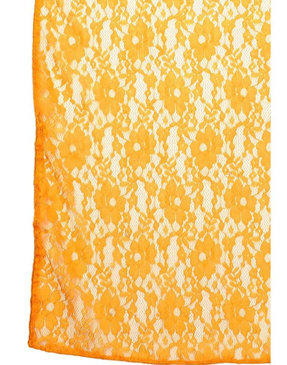 Turmeric Yellow Coloured Russel Net Partywear saree | Sudathi