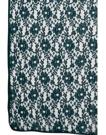 Dark Pine Green Coloured Russel Net Partywear saree | Sudathi