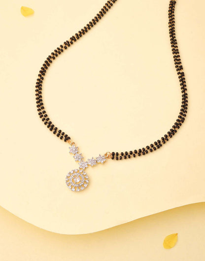 Black Gold Regular Necklace Set With