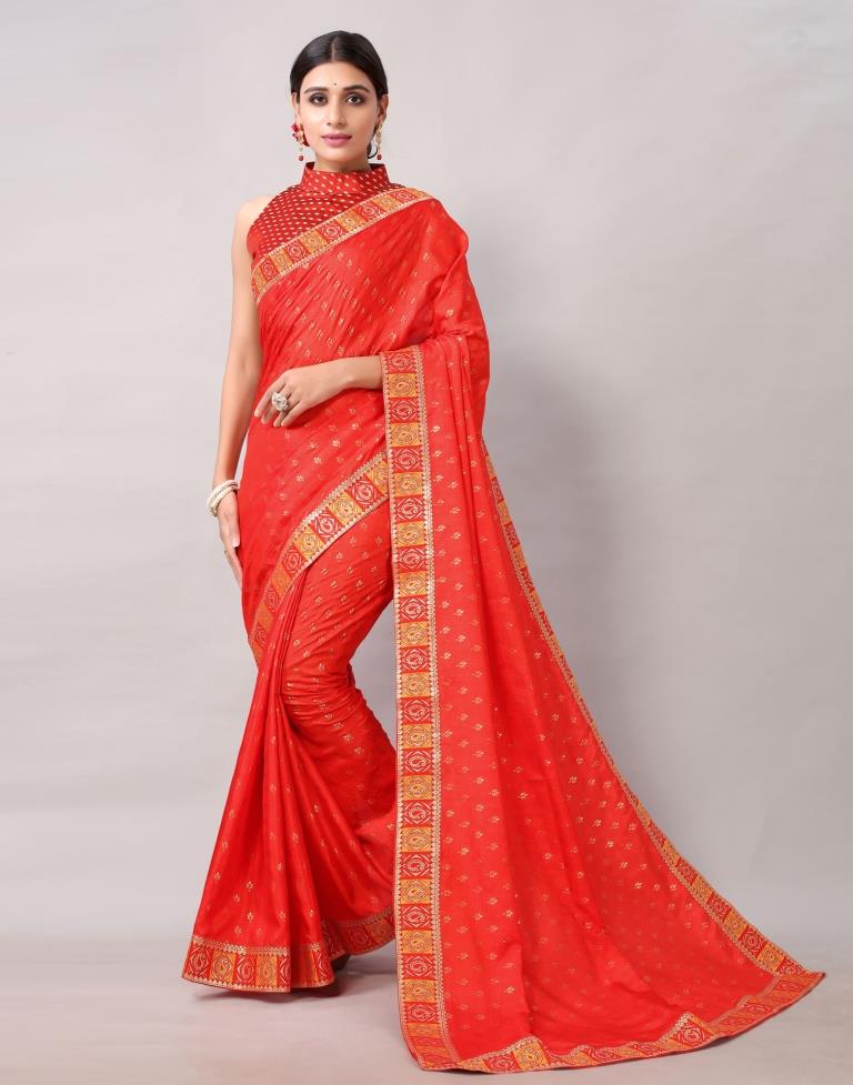 Red Silk Saree | Sudathi
