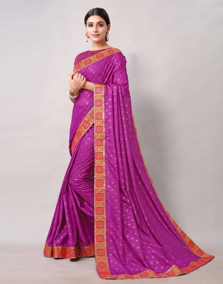 Purple Silk Saree | Sudathi